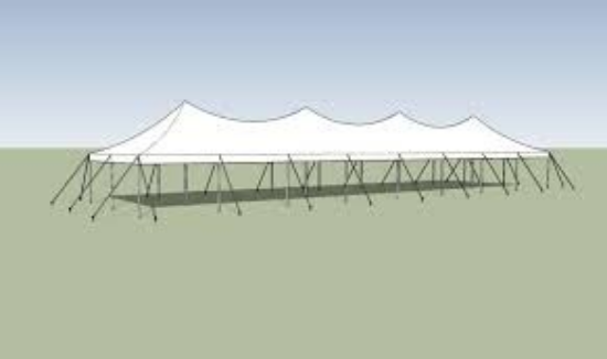 Picture of 20 x 80 White Tent-A