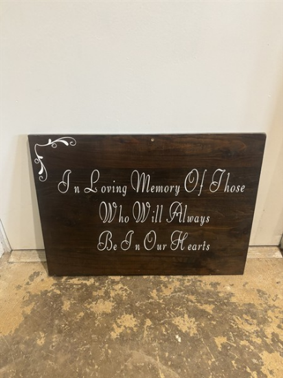 Picture of Memorial Sign